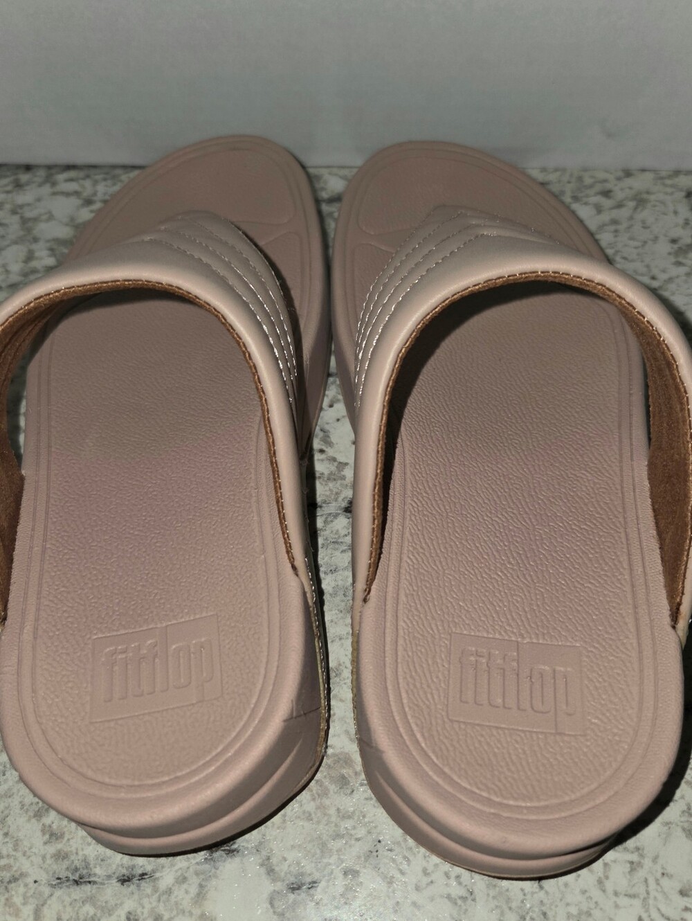 FitFlop Walkstar Leather Toe-post Womens Sandals..6..NEW - Picture 3 of 7